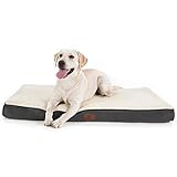 BEDSURE orthopädisches Hundebett Grosse Hunde - 112x81x7.6cm Hundekissen flauschig Hundematte waschbar Hundematratze in grau für...