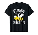 Sumsi mit Po Optimismus Imker Bienen Honig Lustiges Spaß Kurzarm T-Shirt