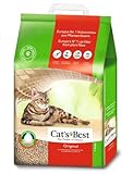 Cat's Best Original Katzenstreu, 100 % pflanzliche Katzen Klumpstreu mit maximaler Saugkraft – bekämpft Gerüche natürlich...