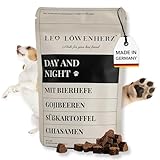 LEO LÖWENHERZ Day & Night Hundeleckerli für den Alltag 200g - Hypoallergen Hundeleckerchen - Leckereien für Hunde - Insekten...