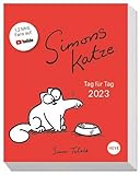 Simons Katze Tagesabreißkalender 2023. Abreiß-Kalender für alle Simons Cat-Fans. Tischkalender 2023 mit lustigen Episoden aus...