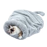 PAWZ Road Katze Schlafsack Kätzchen Bett waschbar Warm Hund weiche Decke für Kleine mittlere Haustiere Meerschweinchen Kaninchen...