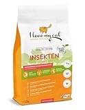 I love my cat Hochwertiges getreidefreies Trockenfutter mit frischem Insektenprotein und hohem Omega-3-Gehalt für Katzen - Ideal...
