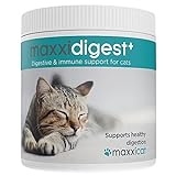 maxxicat – maxxidigest+ Probiotika, Präbiotika & Verdauungsenzyme für Katze – Fortschrittliche Unterstützung für die...