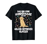 Golden Retriever Glitzer Hundehalter Mix Geschenk Hunde T-Shirt
