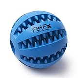 PetPäl Hundeball mit Zahnpflege-Funktion Noppen Hundespielzeug aus Naturkautschuk - Robuster Hunde Ball Ø 7cm - Hundespielball...