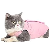 Cat Surgery Recovery Kit Bauchwunde oder Hautkrankheit, E-Collar Ersatz, postoperative Kleidung, professionelle Heimtierbekleidung...