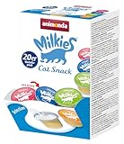 animonda Milkies Selection (20 Cups à 15 g), leicht verdauliche Katzenmilch für erwachsene Katzen, praktisches Vorteilspack mit...