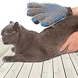 SSRIVER Haustier Fellpflegehandschuh - Sanfte Enthaarung und effiziente Massage für Hunde, Katzen und Pferde - Pet Mitt mit...