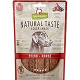 GranataPet Natural Taste Edler Snack Pferd, Hundeleckerli ohne Getreide & ohne Zuckerzusätze, Belohnung für zwischendurch,...
