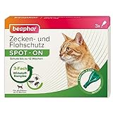 BEAPHAR - Zecken- Und Flohschutz SPOT-ON Für Katzen - Für Katzen Ab 3 Monate Geeignet - Repellent Gegen Flöhe, Zecken Und...